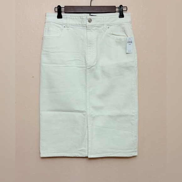 GAP Factory Denim Midi Pencil Skirt - Picture 3 of 6